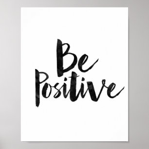 Poster Être positif