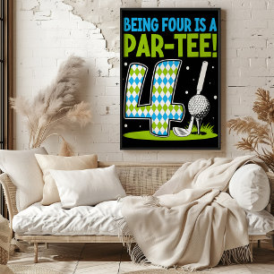 Poster Être Quatre Est Un Pari-Tee !
