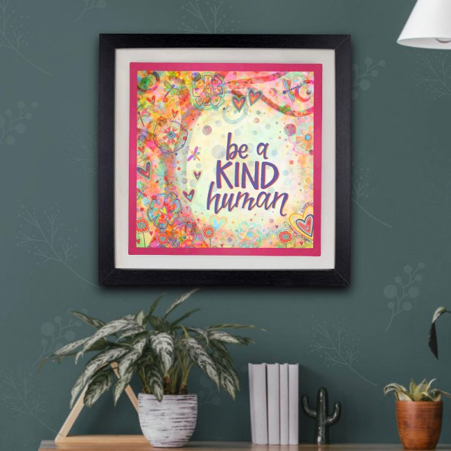 Poster Être un homme gentil et jolie inspirant l'inspirit (Créateur téléchargé)