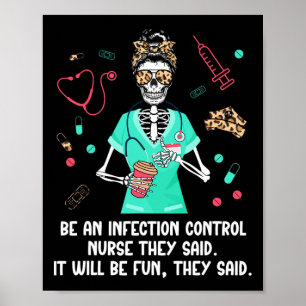 Poster Être Un Infirmier De Lutte Contre Les Infections N