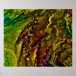 Poster Étude Abstraite des couleurs 11,