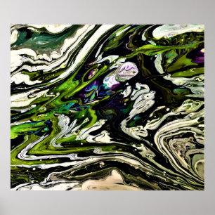 Poster Étude Abstraite des couleurs 21,