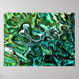 Poster Étude Abstraite des couleurs 327,