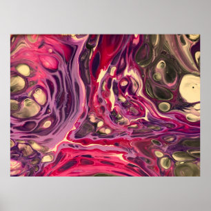 Poster Étude Abstraite des couleurs 386,