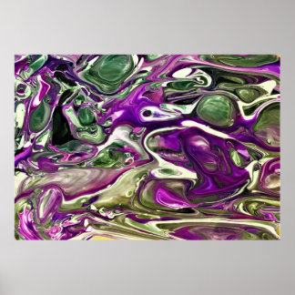 Poster Étude Abstraite des couleurs 394,