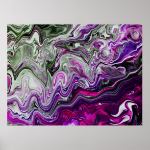 Poster Étude Abstraite des couleurs 413,