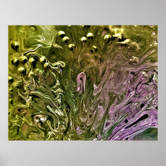 Poster Étude Abstraite des couleurs 501,