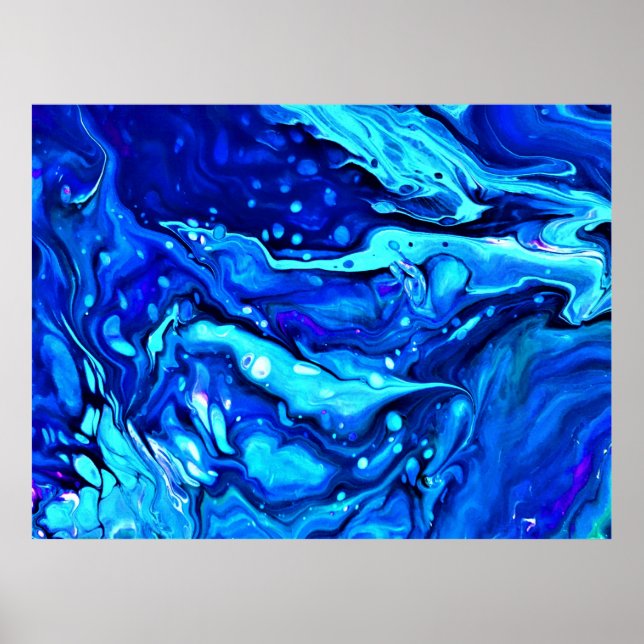 Poster Étude Abstraite des couleurs 61, (Devant)