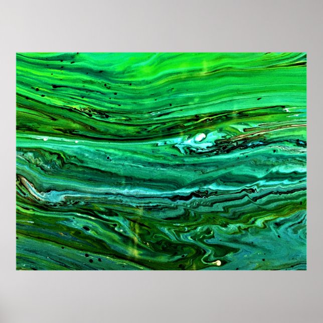 Poster Étude Abstraite des couleurs 95, (Devant)