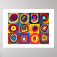 Étude de couleur par Wassily Kandinsky