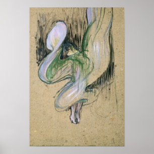 Poster Étude de Henri De Toulouse-Lautrec   pour Loie