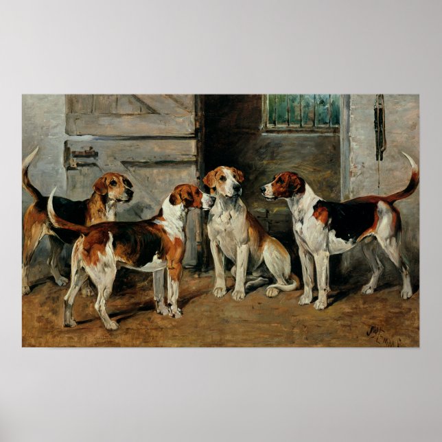 Poster Étude de Hounds (Devant)