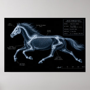 Poster Étude de mouvement par radiographie du galop du ch