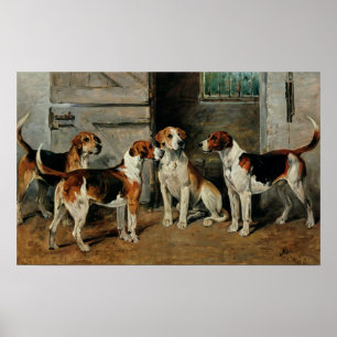 Poster Étude des chiens