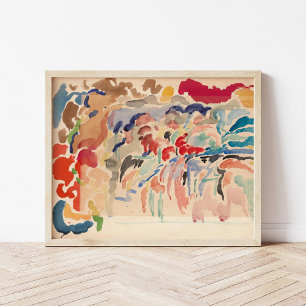 Poster Étude des couleurs Rik Wouters