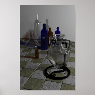 Poster étude en verre