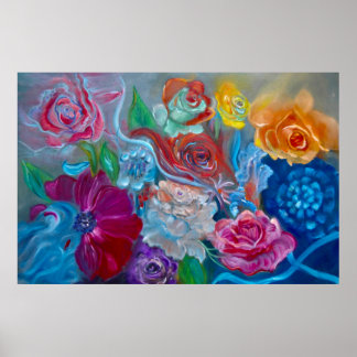 Poster Étude florale 1