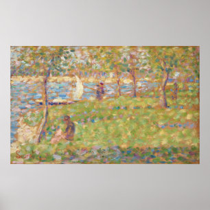 Poster Etude, La Grande Jatte - Georges Seurat Fine Art