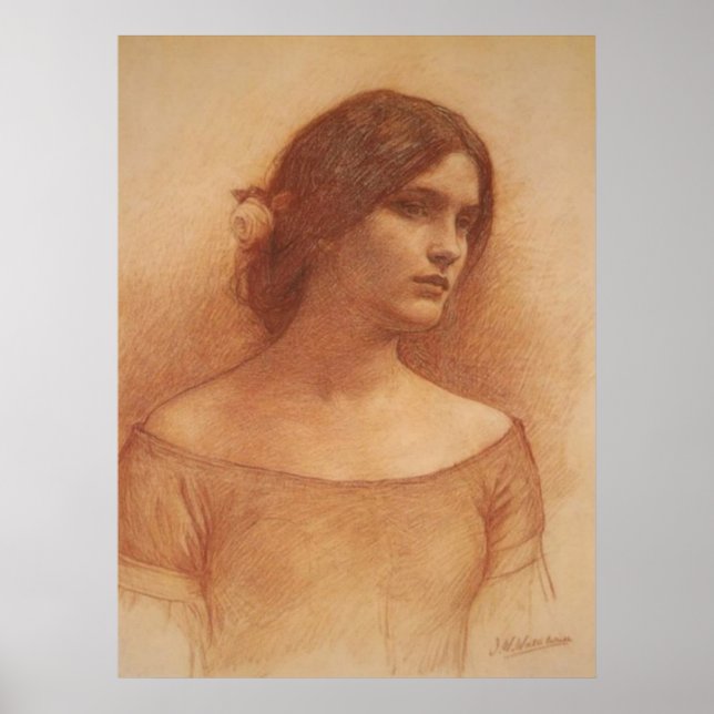 Poster Étude pour l'affiche Lady Clare (Devant)