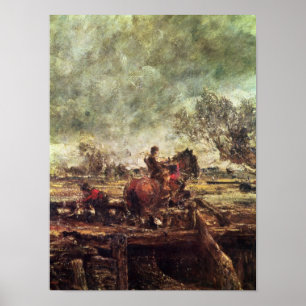 Poster Étude pour le cheval de saut