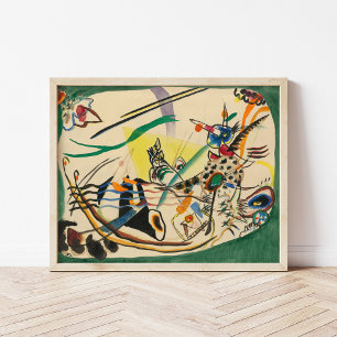Poster Étude sur la frontière verte   Kandinsky