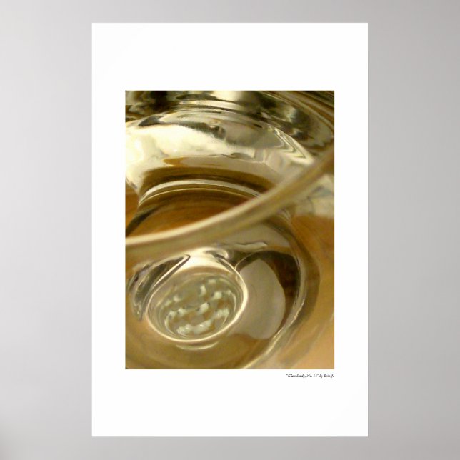 Poster Étude sur le verre, no 11 (Devant)