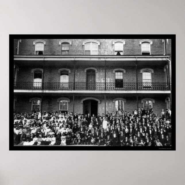 Poster Étudiants au Berea College à Berea, KY 1899 (Devant)