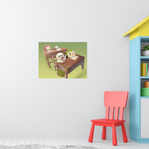 Poster Étudier dur