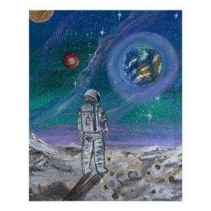Poster Étui Otterbox - œuvre d'art faite main - Vue de la
