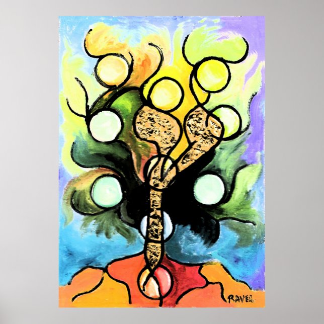 Poster Etz Chaim (Devant)