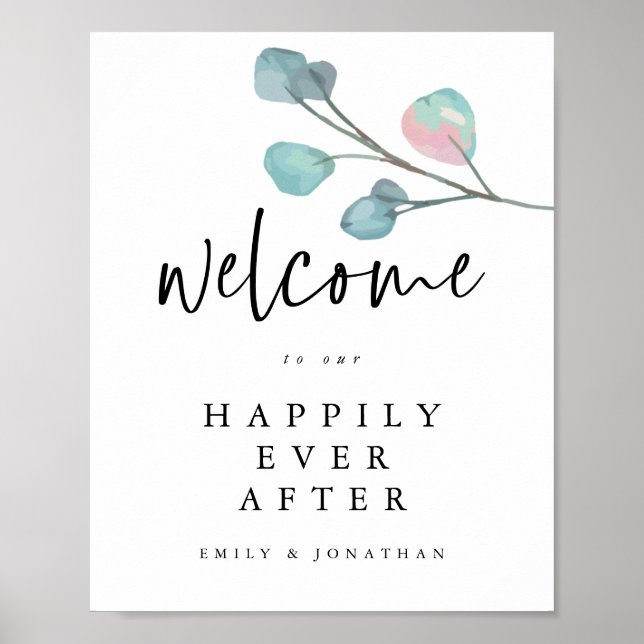 Poster Eucalyptus Bienvenue à Joyeux toujours après le Ma (Devant)