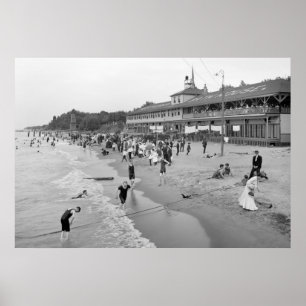 Poster Euclid Beach, Cleveland, 1905