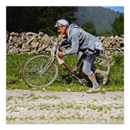 Poster Eugene Christophe Tour de France 1922 Aubisque