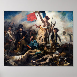 Poster Eugene Delacroix - La Liberté guidant le peuple