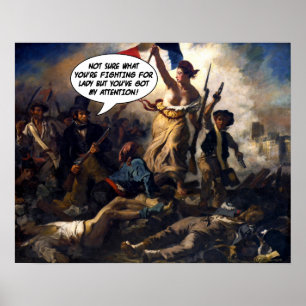 Poster Eugène Delacroix La Liberté guidant le peuple Paro