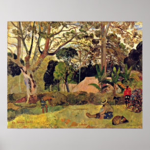 Poster Eugene H Paul Gauguin - Le grand arbre