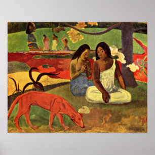 Poster Eugene Henri Paul Gauguin - Joyfulness