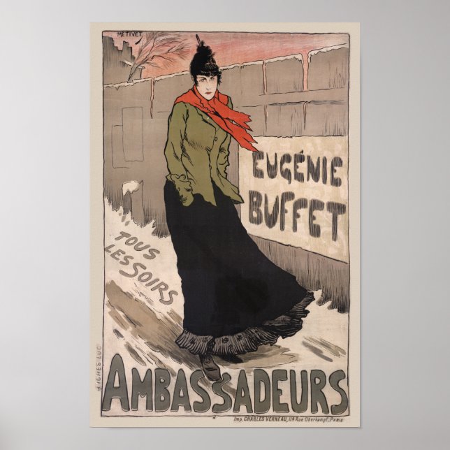 Poster Eugénie Buffet - Ambassadeurs (Devant)