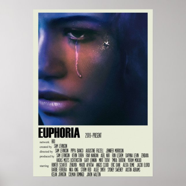 Poster Euphoria Alternative Art TV Grand 2 (Devant)