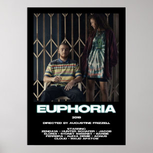 Poster euphoria fez zendaya rue