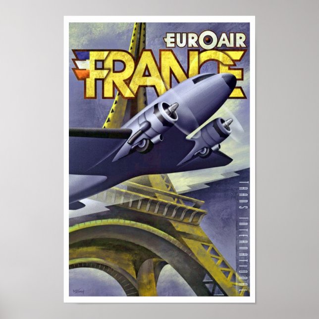 Poster Euroair ~ France (Devant)