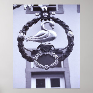 Poster Europe, Allemagne, Bade, Wurtemberg, Heidelberg.