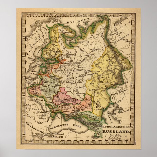 Poster Europe de l'Est et Russie (Devant)