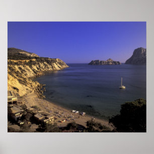 Poster Europe, Espagne, Baléares, Ibiza, Cala d'Hort