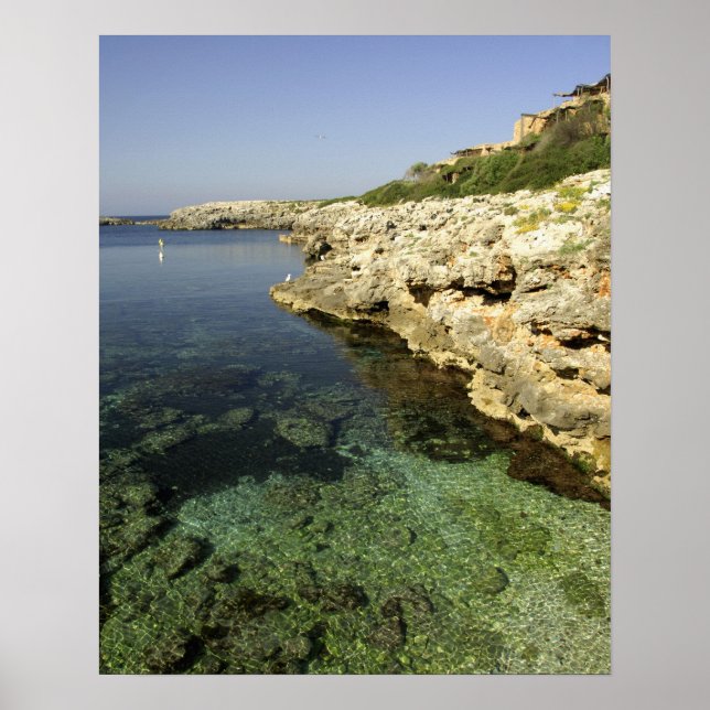 Poster Europe, Espagne, Minorque (aussi connue sous le no (Devant)