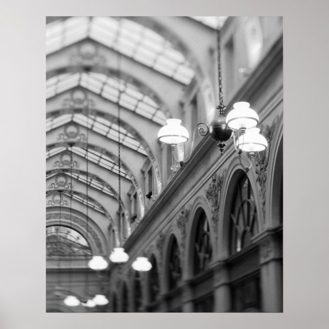 Poster Europe, France, Paris. Intérieur, Galerie (Devant)