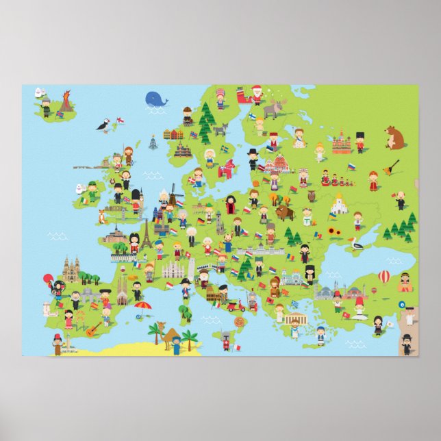 Poster - Europe Géographie Histoire Écoles (Devant)