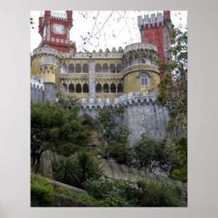 Poster Europe, Portugal, Sintra. Le Pena National 3