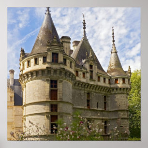 Poster Europe vintage Voyage Médiéval Imaginaire ancien C