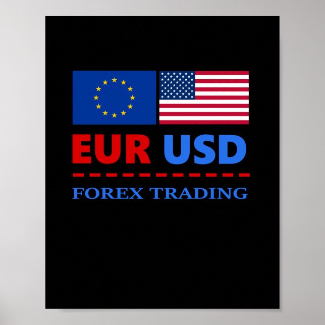Poster EURUSD Forex Trading (Devant)
